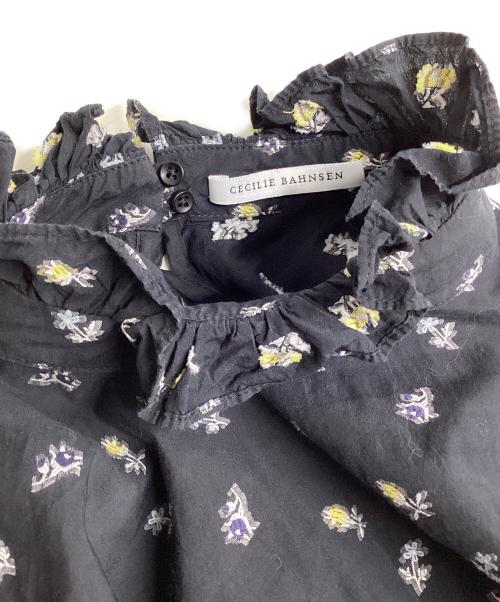 CECILIE BAHNSEN（セシリーバンセン）CECILIE BAHNSEN (セシリーバンセン) Macy Fil coupe Dress ネイビー サイズ:UK 8の古着・服飾アイテム