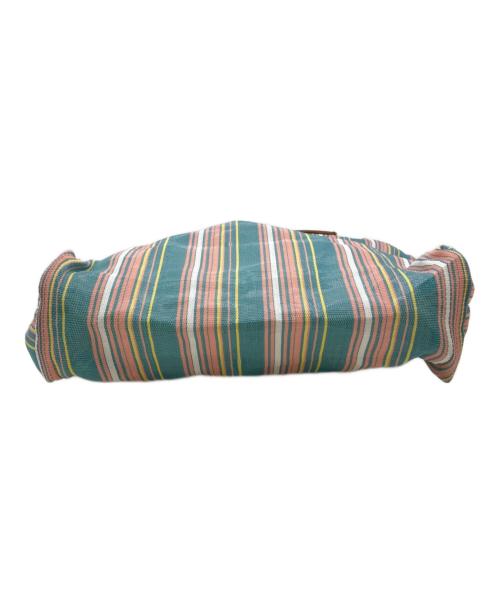 MARNI（マルニ）MARNI (マルニ) MARKET STRIPE BAG グリーン×ピンクの古着・服飾アイテム