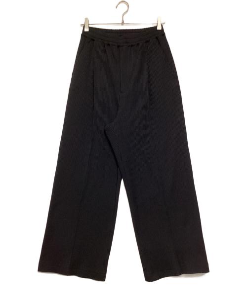 MAISON SPECIAL（メゾンスペシャル）MAISON SPECIAL (メゾンスペシャル) プリーツタックパンツ ブラック サイズ:Mの古着・服飾アイテム