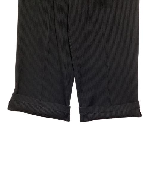 MAISON SPECIAL（メゾンスペシャル）MAISON SPECIAL (メゾンスペシャル) プリーツタックパンツ ブラック サイズ:Mの古着・服飾アイテム