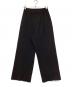 MAISON SPECIAL（メゾンスペシャル）の古着「プリーツタックパンツ」｜ブラック