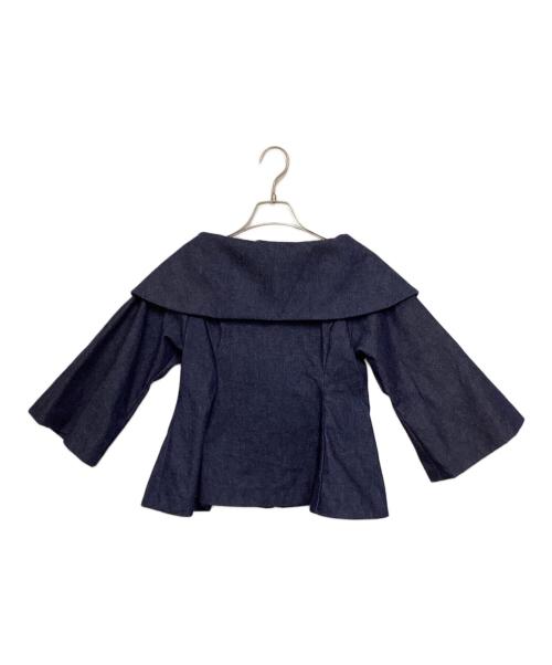 naoho（ナオホ）naoho (ナオホ) デニムブラウス インディゴ サイズ:表記無しの古着・服飾アイテム
