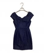 naohoナオホ）の古着「デニムミニワンピース」｜インディゴ