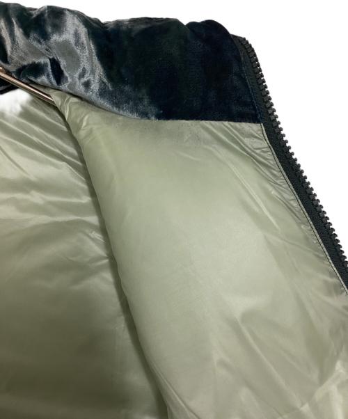 masu（エムエーエスユー）MASU (エムエーエスユー) VELVET PUFFER JACKET グリーン サイズ:48の古着・服飾アイテム