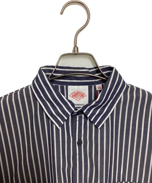 niko and（ニコアンド）niko and (ニコアンド) DANTON (ダントン) ドルマンハーフSH ブルー サイズ:36 未使用品の古着・服飾アイテム