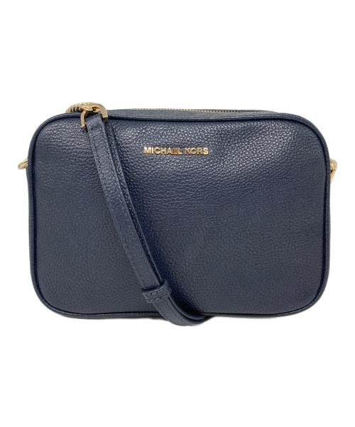 MICHAEL KORS（マイケル・コース）MICHAEL KORS (マイケルコース) ショルダーバッグ ネイビーの古着・服飾アイテム