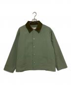 Traditional Weatherwearトラディショナルウェザーウェア）の古着「WAVERLY STUDS SHORT」｜グリーン