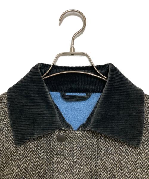 Traditional Weatherwear（トラディショナルウェザーウェア）Traditional Weatherwear (トラディショナルウェザーウェア) HARROGATE ブラック×ベージュ サイズ:36の古着・服飾アイテム