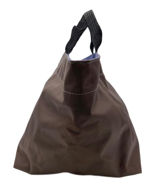 Herve Chapelier（エルベシャプリエ）Herve Chapelier (エルベシャプリエ) ハンドバッグ ブラウンの古着・服飾アイテム