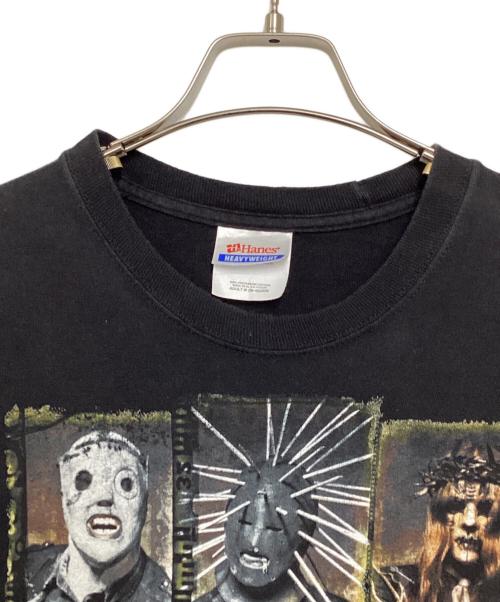 Hanes（ヘインズ）Hanes (ヘインズ) プリントTシャツ ブラック サイズ:Mの古着・服飾アイテム