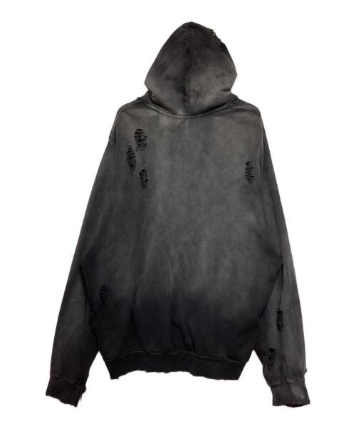 FR(13)NDS（フレンズ）FR(13)NDS (フレンズ) ダメージ加工ジップパーカー グレー サイズ:Fの古着・服飾アイテム