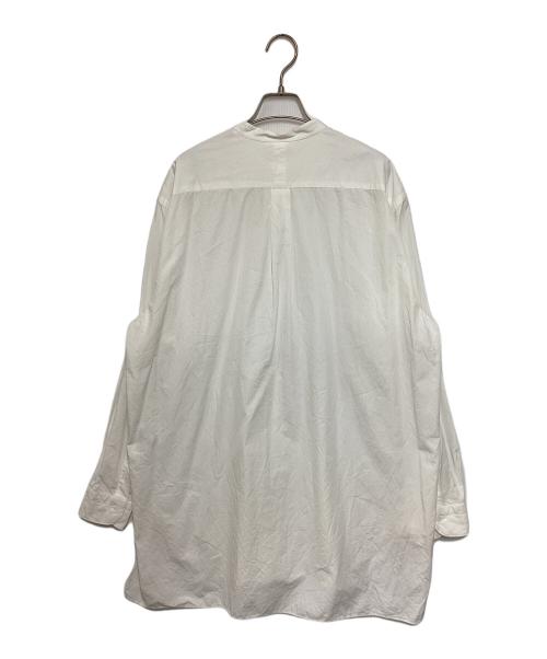 COMOLI（コモリ）COMOLI (コモリ) バンドカラーシャツ ホワイト サイズ:3の古着・服飾アイテム