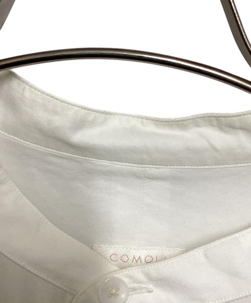 COMOLI（コモリ）COMOLI (コモリ) バンドカラーシャツ ホワイト サイズ:3の古着・服飾アイテム