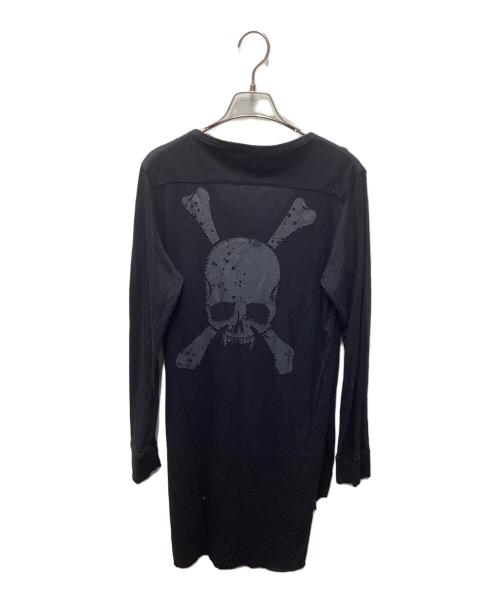 Roen（ロエン）Roen (ロエン) FRINGE SKULL HENLY NECＫ ブラック サイズ:Sの古着・服飾アイテム