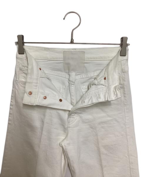 mother（マザー）mother (マザー) カットオフデニムパンツ ホワイト サイズ:26の古着・服飾アイテム