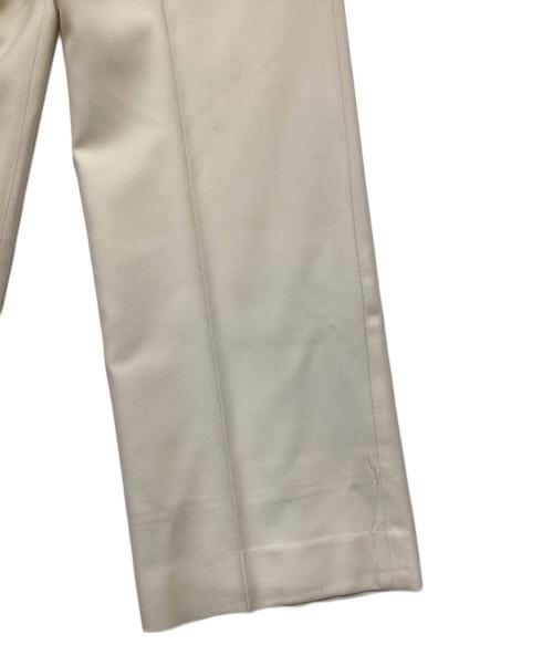 MUSE de Deuxieme Classe（ミューズ ドゥーズィエム クラス）MUSE de Deuxieme Classe (ミューズ ドゥーズィエム クラス) WOOL SERGEタックパンツ アイボリー サイズ:36の古着・服飾アイテム