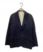 BEAMS PLUSビームスプラス）の古着「3ボタン コットンツイルジャケット」｜ネイビー