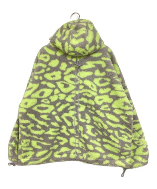 adidas（アディダス）adidas (アディダス) STELLA McCARTNEY (ステラマッカートニー) フリースジャケット グレー×グリーン サイズ:Mの古着・服飾アイテム