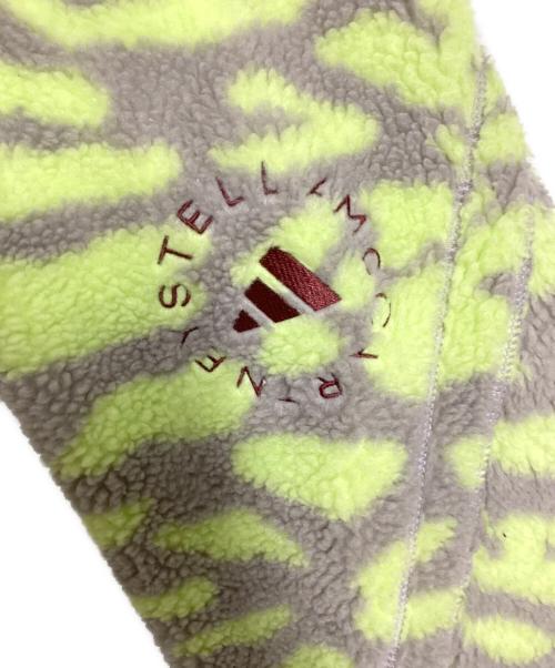 adidas（アディダス）adidas (アディダス) STELLA McCARTNEY (ステラマッカートニー) フリースジャケット グレー×グリーン サイズ:Mの古着・服飾アイテム