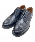 FREUDEN HIROKAWAロイデンヒロカワ）の古着「ウイングチップレザーシューズ」｜ブラック