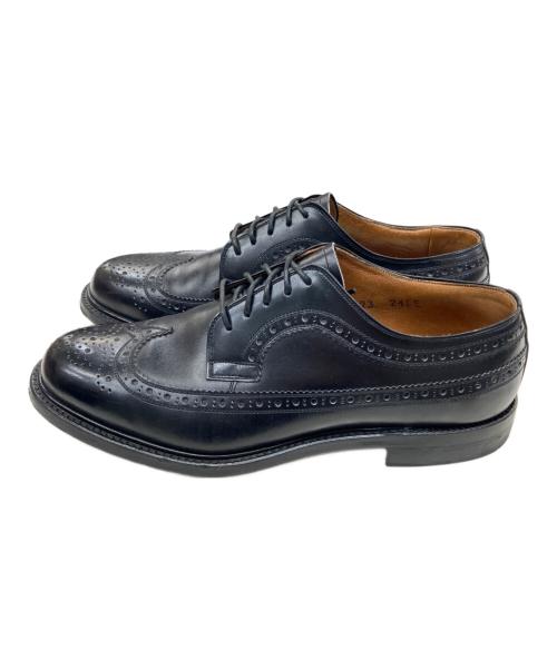 FREUDEN HIROKAWA（ロイデンヒロカワ）FREUDEN HIROKAWA (ロイデンヒロカワ) ウイングチップレザーシューズ ブラック サイズ:24EEの古着・服飾アイテム