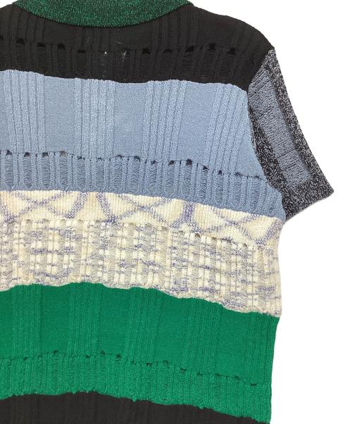 PAMM（パム）PAMM (パム) 格子のニットポロシャツ マルチカラー サイズ:1の古着・服飾アイテム