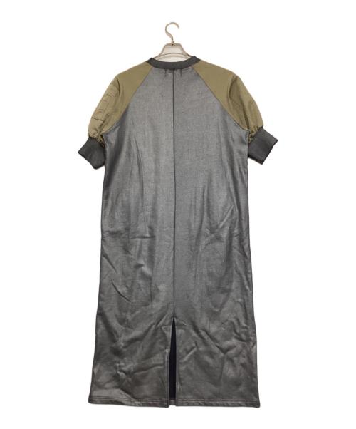 theodoric.dy（セオドリックディ）theodoric.dy (セオドリックディ) MA-1 Wind Switching One-Piece ベージュ×カーキ サイズ:Fの古着・服飾アイテム