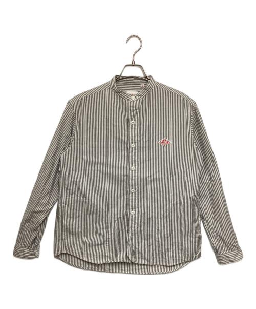 DANTON（ダントン）DANTON (ダントン) バンドカラーシャツ グレー サイズ:40の古着・服飾アイテム