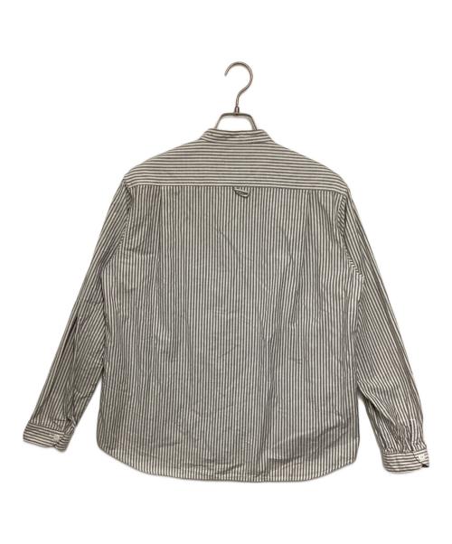 DANTON（ダントン）DANTON (ダントン) バンドカラーシャツ グレー サイズ:40の古着・服飾アイテム