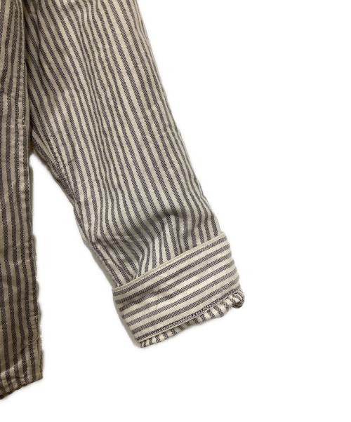 DANTON（ダントン）DANTON (ダントン) バンドカラーシャツ グレー サイズ:40の古着・服飾アイテム