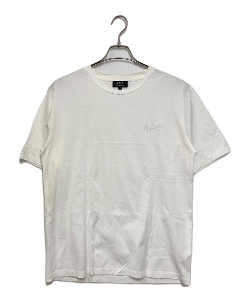 A.P.C.（アーペーセー）A.P.C. (アーペーセー) プリントTシャツ ホワイト サイズ:Sの古着・服飾アイテム