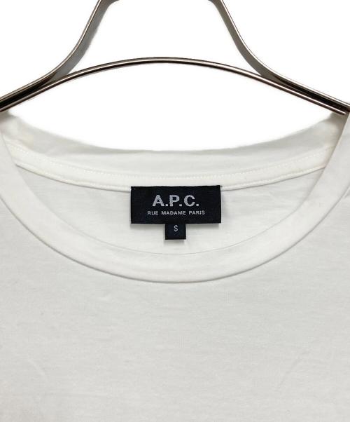 A.P.C.（アーペーセー）A.P.C. (アーペーセー) プリントTシャツ ホワイト サイズ:Sの古着・服飾アイテム