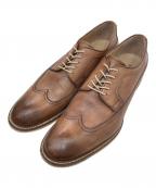 KATHARINE HAMNETTキャサリンハムネット）の古着「レザーシューズ」｜ブラウン