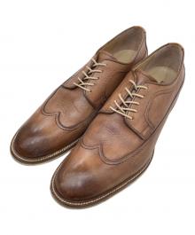 KATHARINE HAMNETT（キャサリンハムネット）の古着「レザーシューズ」｜ブラウン