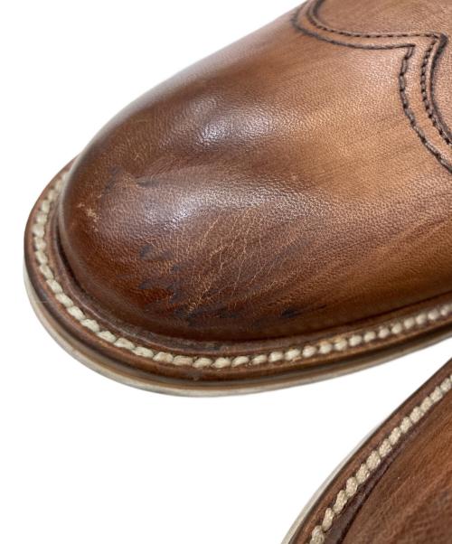 KATHARINE HAMNETT（キャサリンハムネット）KATHARINE HAMNETT (キャサリンハムネット) レザーシューズ ブラウン サイズ:27㎝の古着・服飾アイテム