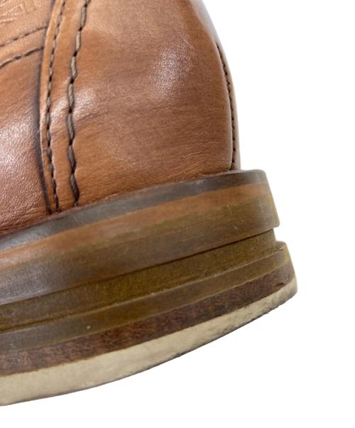 KATHARINE HAMNETT（キャサリンハムネット）KATHARINE HAMNETT (キャサリンハムネット) レザーシューズ ブラウン サイズ:27㎝の古着・服飾アイテム