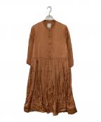 WMVダブルエムブイ）の古着「ブラウスワンピース」｜ブラウン