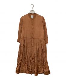 WMV（ダブルエムブイ）の古着「ブラウスワンピース」｜ブラウン