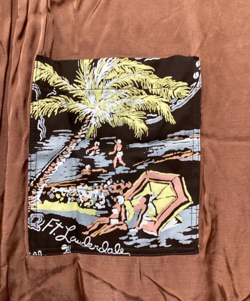 WMV（ダブルエムブイ）WMV (ダブルエムブイ) ブラウスワンピース ブラウン サイズ:3の古着・服飾アイテム