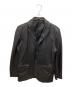 COMME CA ISM（コムサイズム）の古着「3Bレザージャケット」｜ブラック