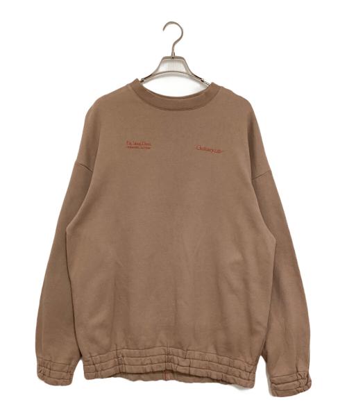 SHINYA KOZUKA（シンヤコズカ）SHINYA KOZUKA (シンヤコズカ) ORDINARY SWEATSHIRT ブラウン サイズ:Mの古着・服飾アイテム