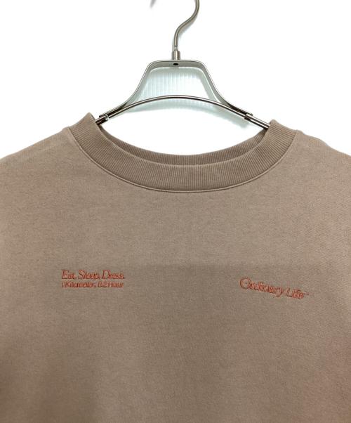 SHINYA KOZUKA（シンヤコズカ）SHINYA KOZUKA (シンヤコズカ) ORDINARY SWEATSHIRT ブラウン サイズ:Mの古着・服飾アイテム
