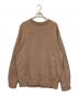 SHINYA KOZUKA（シンヤコズカ）の古着「ORDINARY SWEATSHIRT」｜ブラウン