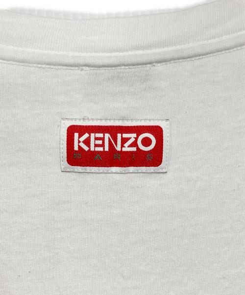 KENZO（ケンゾー）KENZO (ケンゾー) 'Varsity Jungle' エレファント Tシャツ ホワイト サイズ:XLの古着・服飾アイテム