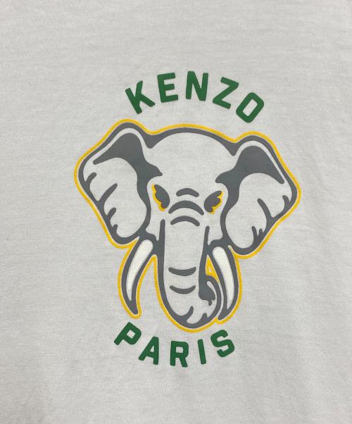 KENZO（ケンゾー）KENZO (ケンゾー) 'Varsity Jungle' エレファント Tシャツ ホワイト サイズ:XLの古着・服飾アイテム
