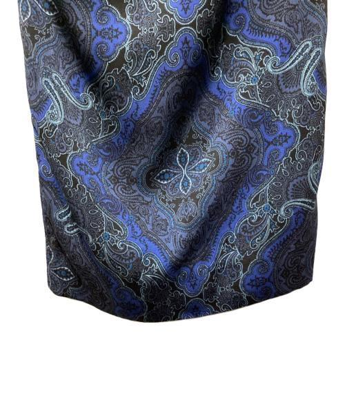 BED J.W. FORD（ベッドフォード）BED J.W. FORD (ベッドフォード) 文様総柄リラックスパンツ ブルー サイズ:1の古着・服飾アイテム