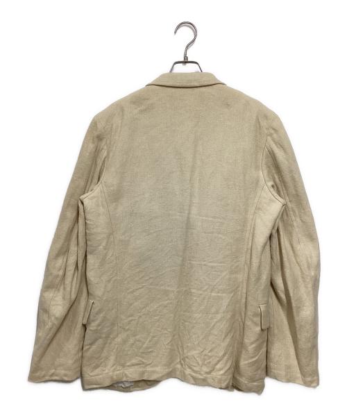 COMME des GARCONS HOMME PLUS EVER GREEN（コムデギャルソンオムプリュス エバーグリーン）COMME des GARCONS HOMME PLUS EVER GREEN (コムデギャルソンオムプリュス エバーグリーン) 4Bライナーフリルジャケット ベージュ サイズ:Mの古着・服飾アイテム