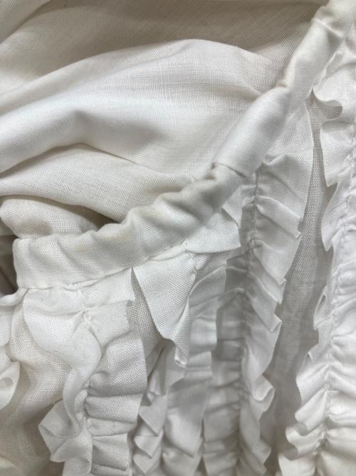 COMME des GARCONS HOMME PLUS EVER GREEN（コムデギャルソンオムプリュス エバーグリーン）COMME des GARCONS HOMME PLUS EVER GREEN (コムデギャルソンオムプリュス エバーグリーン) 4Bライナーフリルジャケット ベージュ サイズ:Mの古着・服飾アイテム