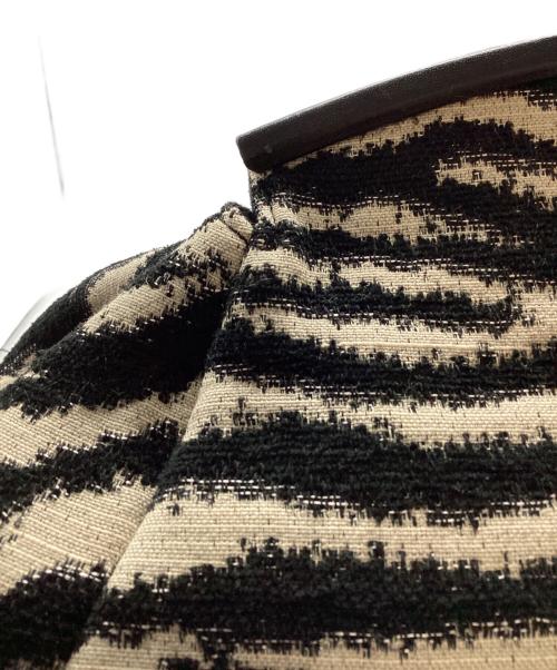 A VACATION（ア ヴァケーション）A VACATION (ア ヴァケーション) がま口クラッチバッグ ブラック×ベージュの古着・服飾アイテム