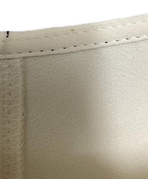 Diagram（ダイアグラム）Diagram (ダイアグラム) サテン切替ジョーゼットブラウス アイボリー サイズ:36の古着・服飾アイテム